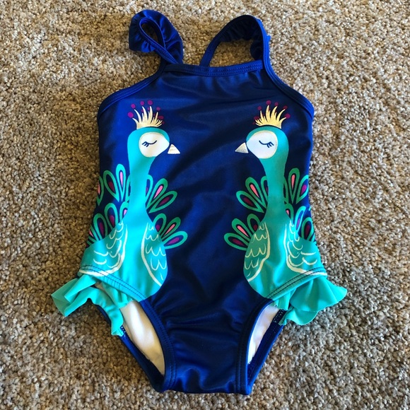 peacocks baby swimwear